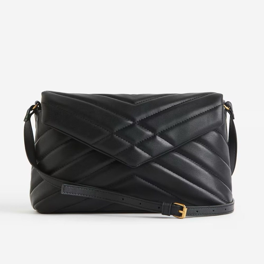 H&M Quilted, padded shoulder bag